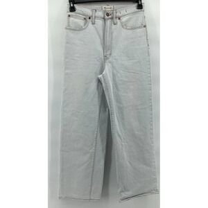 Madewell Womens Edmunds Wash Denim The Perfect Vintage Wide Leg Crop Jeans SZ 27